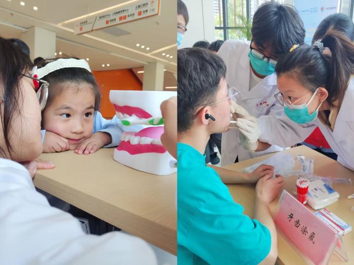 口腔健康 身心健康——公司师生在公司五象门诊部开展“世界口腔健康日”健康宣教活动 第 3 张