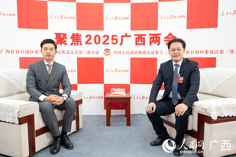 【媒体看口院】人民网专访广西政协委员、william威廉英国官网经理廖红兵