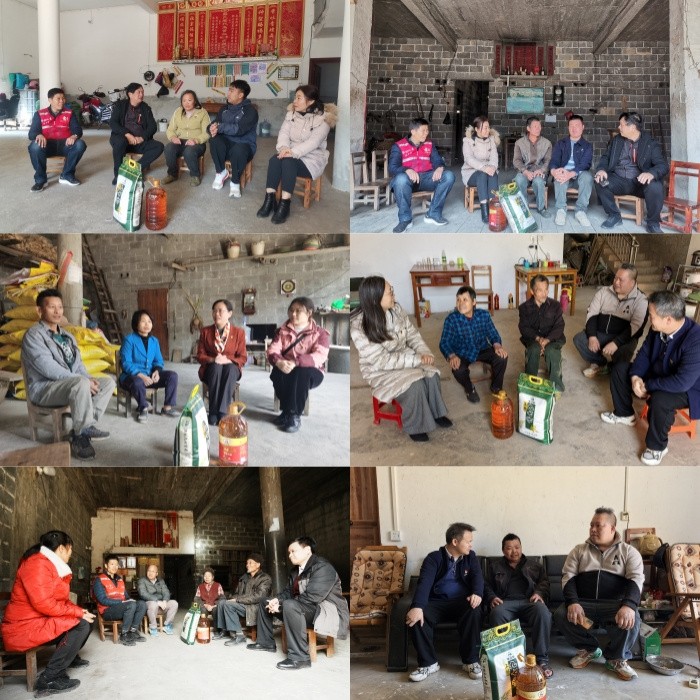 公司党委书记韦锦斌带队赴马山县里当瑶族乡龙琴村开展新春慰问走访活动 第 6 张