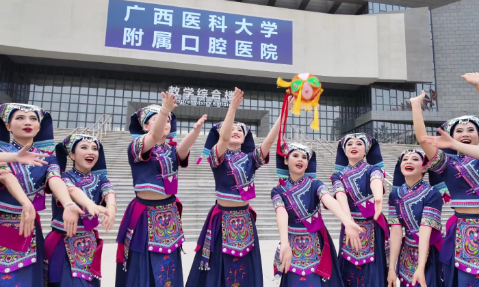 广西三月三·潮起在口院 | 公司开展“广西三月三”舞蹈视频拍摄活动 第 1 张